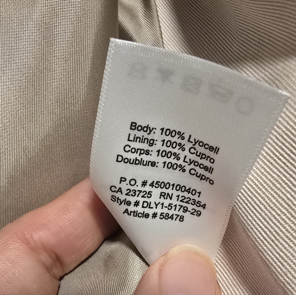Aritzia Babaton Maximo Trench - Size S - Color Denude - Picture 6 of 6